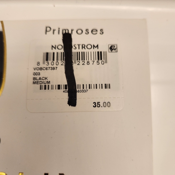 OROBLU Primroses Sheer Tights 20 Denier Size M Black - Picture 4 of 9